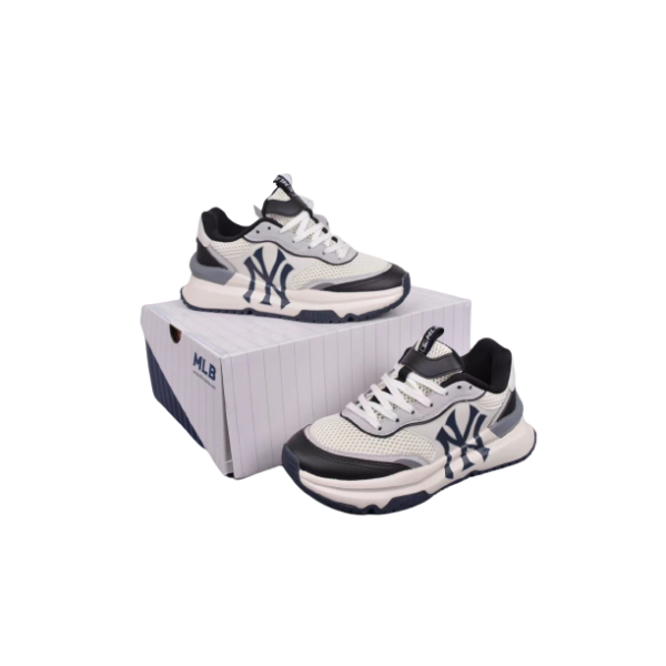 MLB anti-skid and wear-resistant low top dad shoes black male/formale 3ASHEJ13N-50BKS
