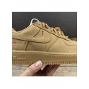Supreme x Nike Air Force 1 Low Flax DN1555-200 for male/female