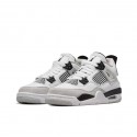 Air Jordan 4 Retro (GS) "MilitaryBlack" for male/female